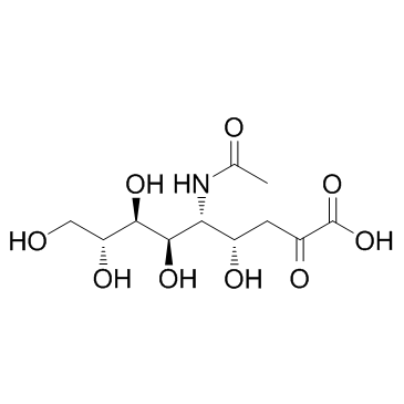 N-Acetylneuraminic acid Structure